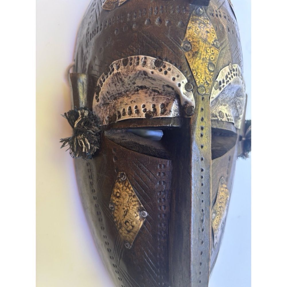 Vintage Africain Wood  Marka Tribe Mask Handmade - Picture 2 of 9
